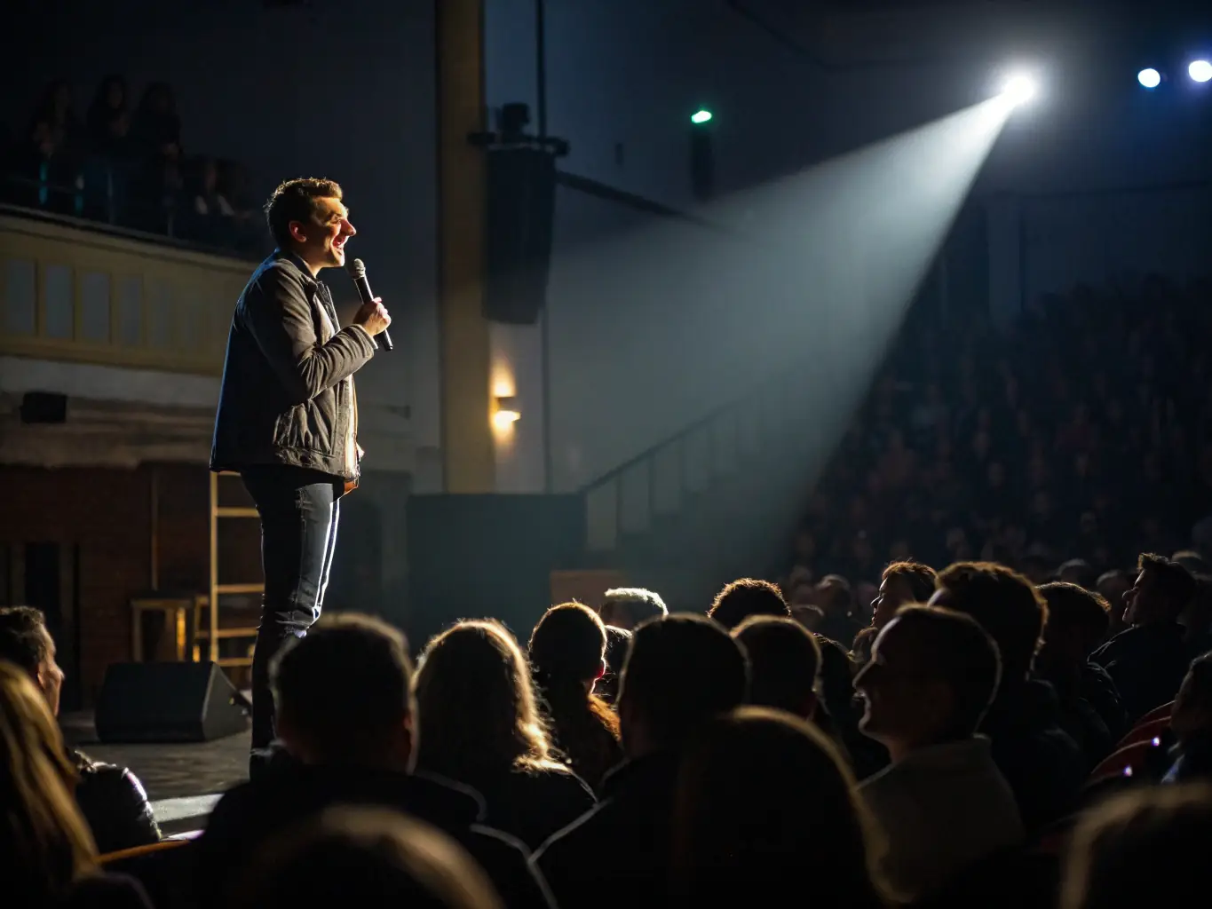 An image of a confident business leader speaking at a seminar with an engaged audience, representing the Leadership Development Program.